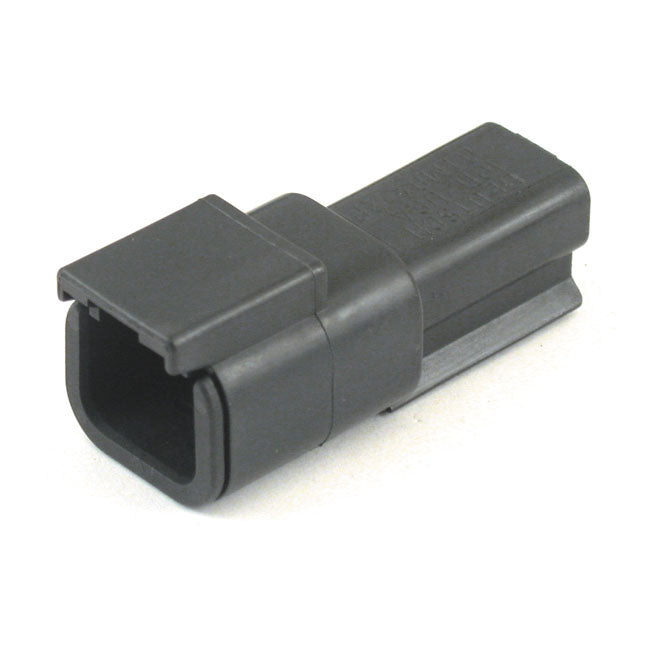 Deutsch Dtm Connector Black Receptacle 2-Pins