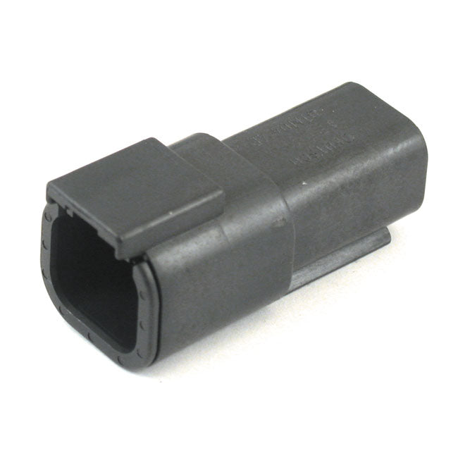 Deutsch Dtm Connector Black Receptacle 4-Pins