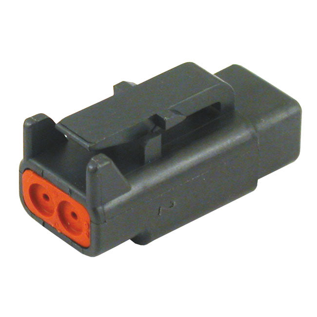 Deutsch Dtm Connector Black Plug 2-Pins