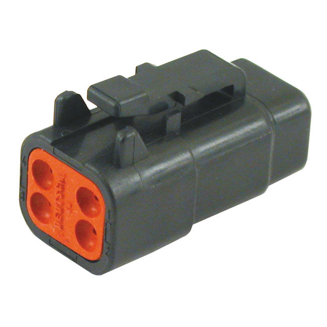 Deutsch Dtm Connector Black Plug 4-Pins