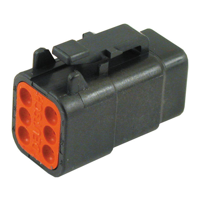 Deutsch Dtm Connector Black Plug 6-Pins