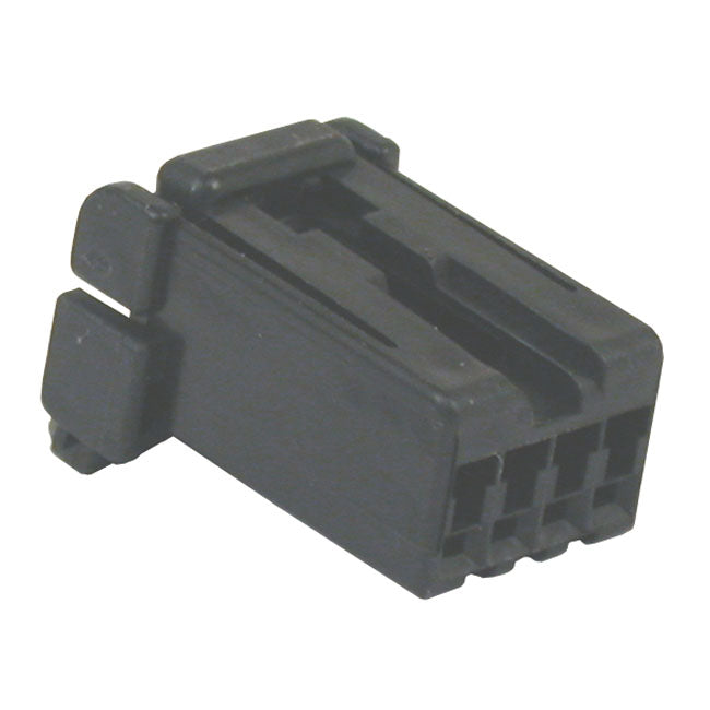 Amp 040 Series Connector Black Plug 4-Pin