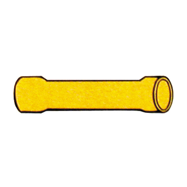 Connectors Butt Splice PVC Crimp. Yellow