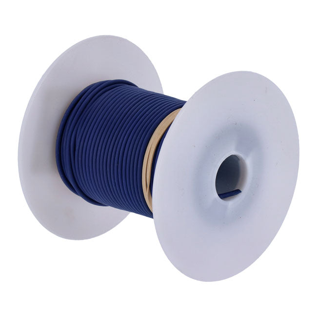 Wire On Spool 18 Gauge. 100 Ft. Blue