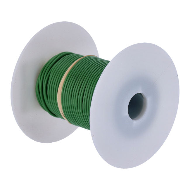 Wire On Spool 18 Gauge. 100 Ft. Green