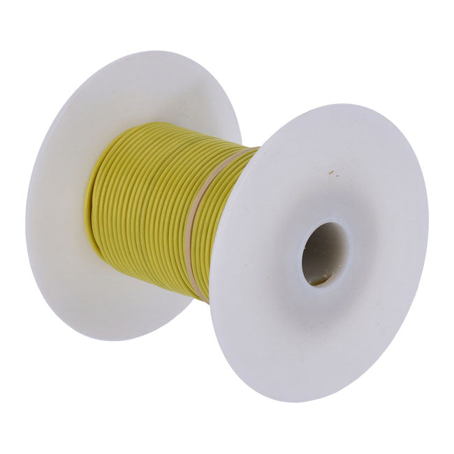 Wire On Spool 18 Gauge. 100 Ft. Yellow