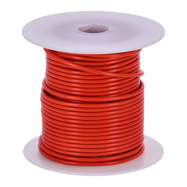 Wire On Spool Orange - 14 Gauge / 100 Ft