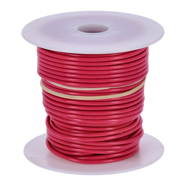 Wire On Spool Pink - 14 Gauge / 100 Ft