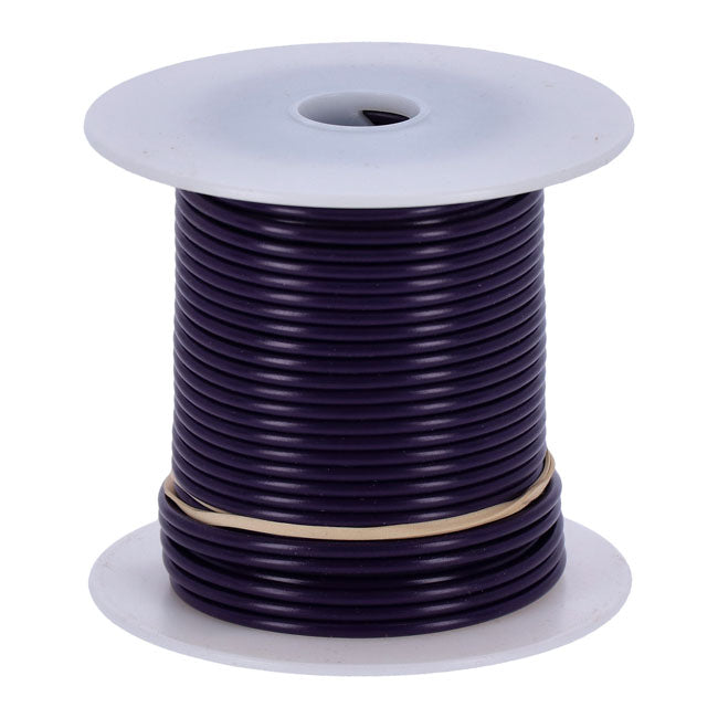 Wire On Spool Purple - 14 Gauge / 100 Ft