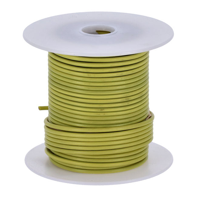 Wire On Spool Yellow - 14 Gauge / 100 Ft