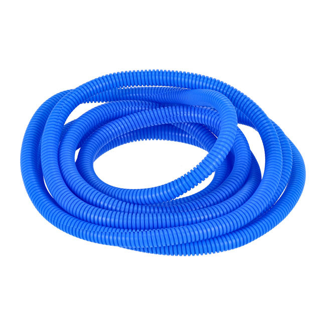 PVC Split Wiring Loom 12Ft 3/8 Inch I.D 9.53 MM Blue