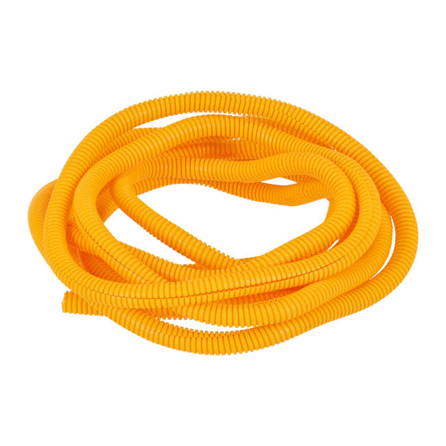 PVC Split Wiring Loom 12Ft 3/8 Inch I.D 9.53 MM Yellow