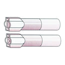 Connectors Slide-On Terminal Crimp/Shrink Red 1/4 Inch Male Insulated