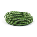 Classic Cloth Covered Wiring 25Ft Roll Green/White