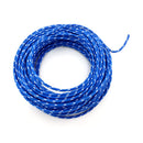 Classic Cloth Covered Wiring 25Ft Roll Blue/White