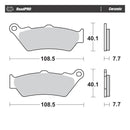 Roadpro Brake Pads Ceramic For Front / rear: 16-20 XG750/500 Street NU.   Front left / front right / rear: 17-20 XG750A Street Rod NU.