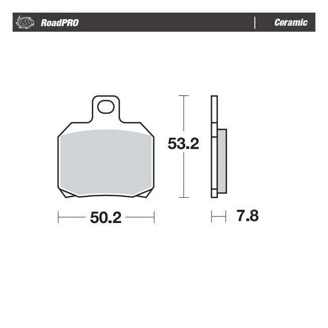 Roadpro Rear Brake Pads Ceramic For Rear: 18-22 LiveWire