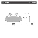 Roadpro Rear Brake Pads Ceramic For Rear: 18-23 Softail