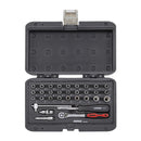 Combination Socket Set 1/4'' - 32 Pieces - US/SAE Sizes