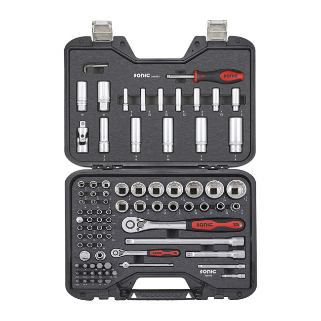 Combination Socket / Bit Set - 85 Pieces - US/SAE Sizes