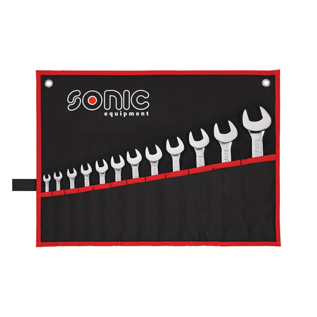 Open/Box End Wrench Set - 12 Pieces - US/SAE Sizes