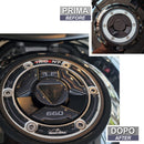 3D Motorcycle Stickers - Fuel Cap For Triumph Trident 660 2021>2025