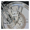 Right Front 4-P Caliper Bracket Polished - 11.5 Inch For 88-99 Softail FXSTS Springer NU