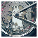 Rear 4-P Caliper Bracket Polished - 11.5 Inch For Universal With 11.5" Rotor & 3/4" Axle