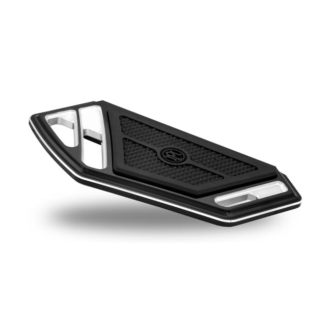 Superlight Passenger Floorboards Black Anodized Contrast Cut