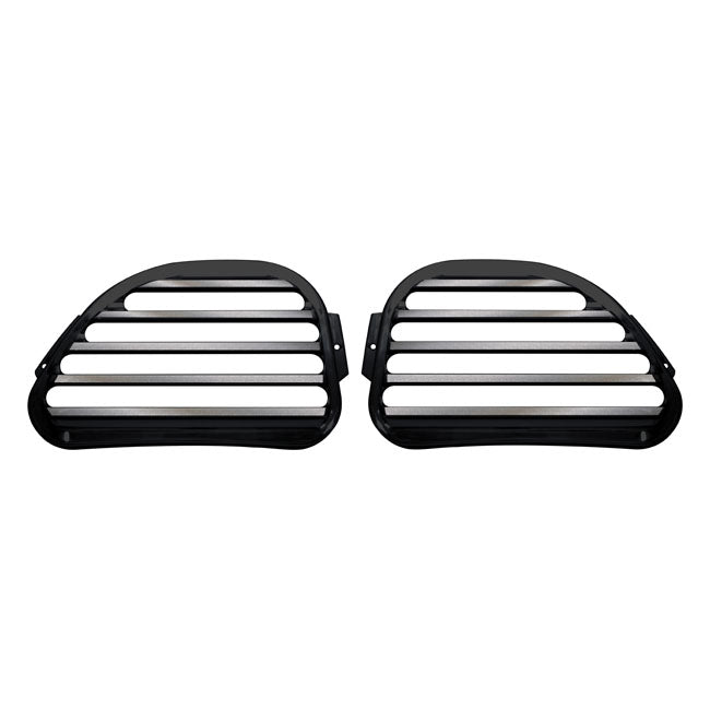 Covingtons Aluminium Speaker Grills Black For 98-UP ROAD GLIDE