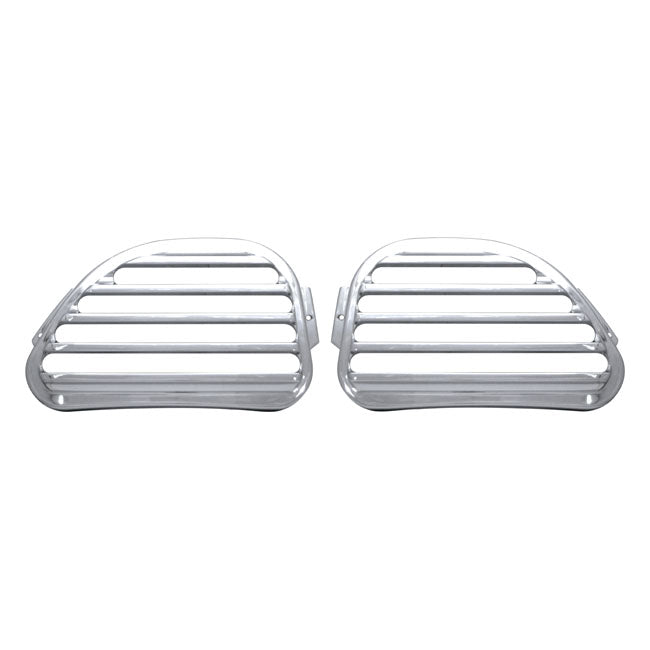 Covingtons Aluminium Speaker Grills Chrome For 98-UP ROAD GLIDE