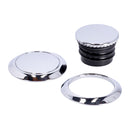 Pop-Up Gas Cap Left & Right Set Chrome For M8 Softail 18-20 FLDE Deluxe 107
