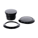 Pop-Up Gas Cap Left & Right Set Black For M8 Softail 18-20 FLDE Deluxe 107