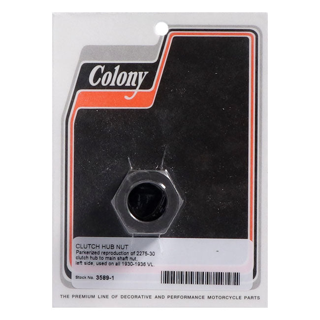 Clutch Hub Nut For 30-36 VL