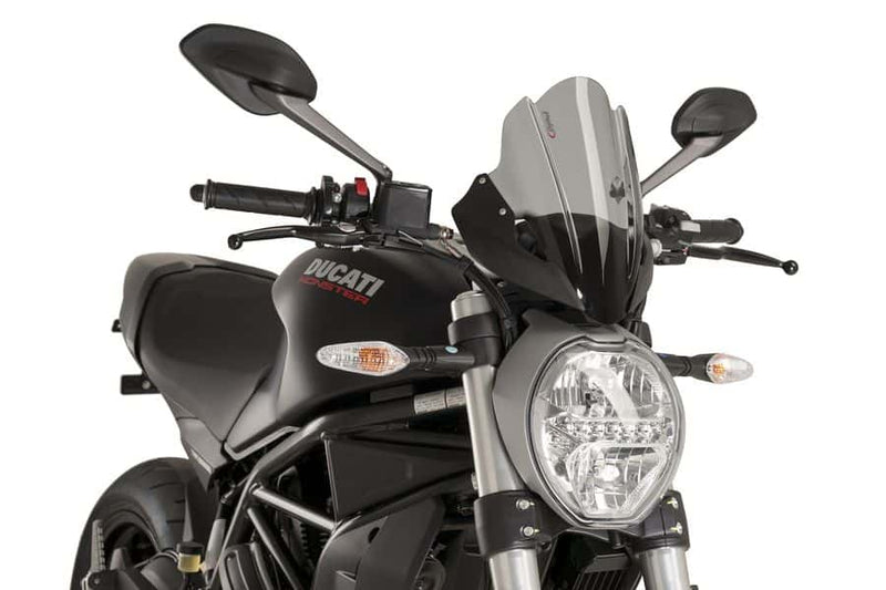 Touring Screen Dark Smoke For Ducati Monster 1200 R 2016-2020