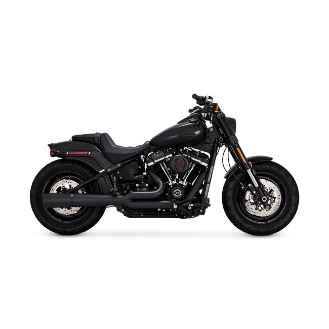 Pro Pipe 2-1 PCX Exhaust Black For Softail: 18-20 FXBB Street Bob