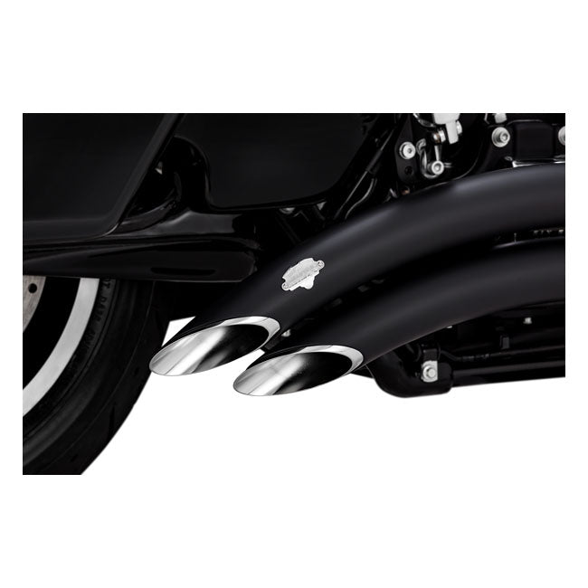 Big Radius PCX Exhaust Black For 17-23 Touring Excl. Trikes