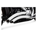 Big Radius PCX Exhaust Chrome For Softail: 18-20 FLFB Fat Boy 107