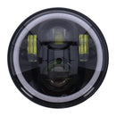 Bright 5.3/4 Inch Led Headlamp Unit Black