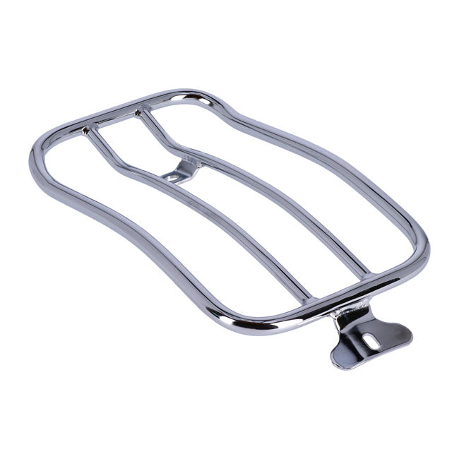 Solo Seat Luggage Rack 7 Inch Chrome For 18-20 FXLR Low Rider 107. With solo seat