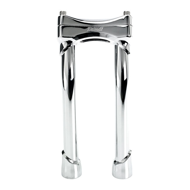 Murdock Pullback Risers 10 Inch Chrome TUV Approved