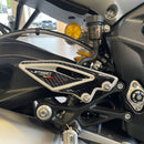 3D Motorcycle Stickers - Heel Pads For Triumph Street Triple 765 RS 2023>2025
