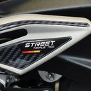 3D Motorcycle Stickers - Heel Pads For Triumph Street Triple 765 RS 2023>2025
