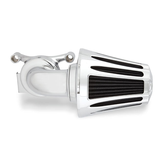 90 Degree Monster Sucker Air Cleaner Deep Cut Chrome For 18-21 Softail