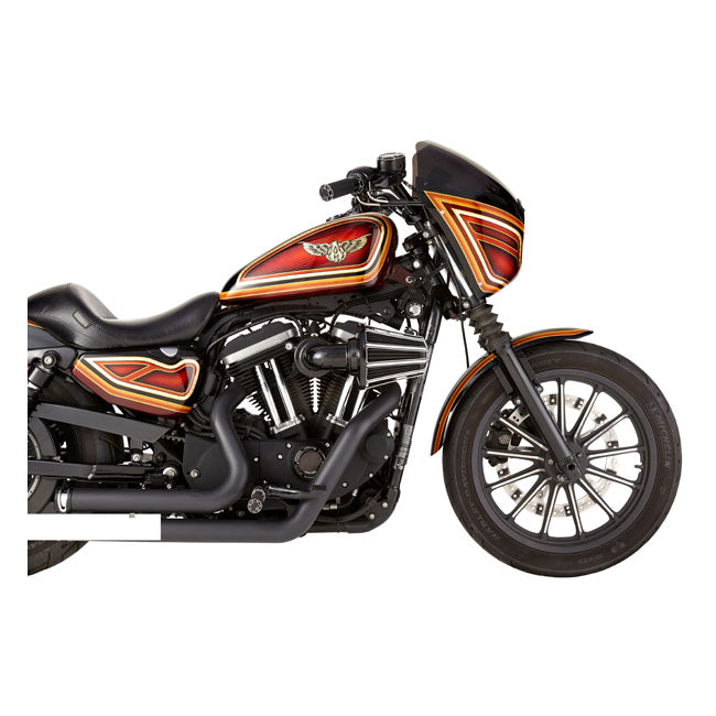 90 Degree Monster Sucker Air Cleaner 10-Gauge Black For 18-21 Softail