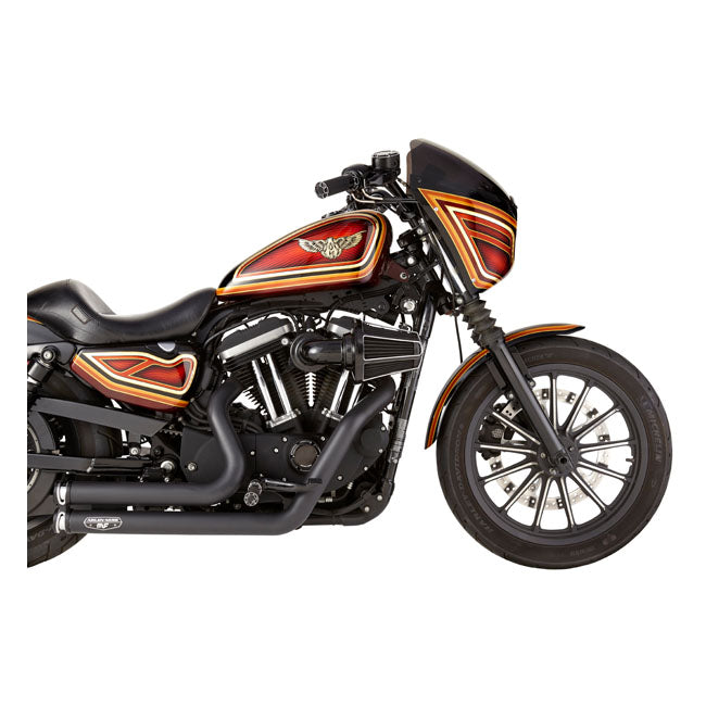 90 Degree Monster Sucker Air Cleaner Beveled Black For 18-21 Softail