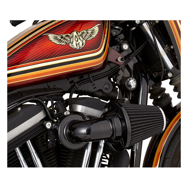 90 Degree Monster Sucker Air Cleaner No Cover Black For 18-21 Softail