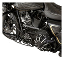 10-Gauge Rider Floorboards Black CC For 86-17 (NU) FL Softail