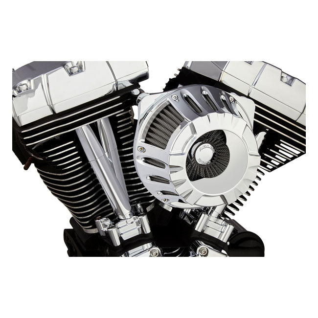 TC Deep Cut Pushrod Cover Set Chrome