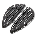 83-17 Deep Cut Rider Floorboards Black For 86-17 (NU) FL Softail